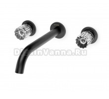 Смеситель для раковины Boheme Elegante 152-2-B-EL С ВНУТРЕННЕЙ ЧАСТЬЮ, черный Смеситель для раковины Boheme Elegante 152-2-B-EL С ВНУТРЕННЕЙ ЧАСТЬЮ, черный