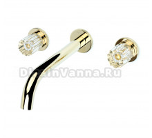 Смеситель для раковины Boheme Elegante 152-2-G-EL С ВНУТРЕННЕЙ ЧАСТЬЮ, золото Смеситель для раковины Boheme Elegante 152-2-G-EL С ВНУТРЕННЕЙ ЧАСТЬЮ, золото