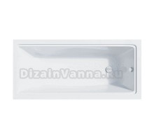 Акриловая ванна Corpa Nera Davinci 150x75 см, пристенная, белая, на ножках, с экраном