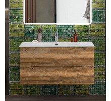 Тумба под раковину без столешницы BelBagno Marino-cer-n 100 подвесная, rovere rustico