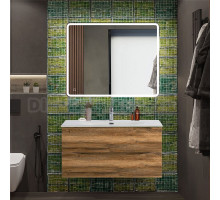 Мебель для ванной комнаты BelBagno Marino-cer-n 100 подвесная, rovere rustico