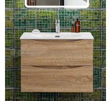 Тумба с раковиной BelBagno Marino-cer-n 70 подвесная, rovere bianco