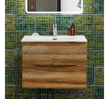 Тумба с раковиной BelBagno Marino-cer-n 70 подвесная, rovere rustico