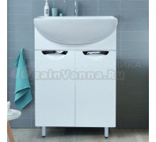 Тумба под раковину без столешницы DORATIZ Афина 65 напольная, белая