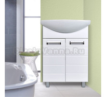 Тумба под раковину без столешницы DORATIZ Вега 60 напольная, белая