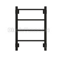 Полотенцесушитель электрический Grota Simple K RAL9005 EL 43х60, матовый черный