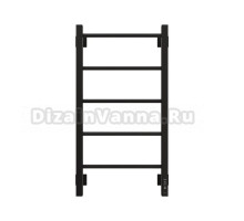 Полотенцесушитель электрический Grota Simple K RAL9005 EL 43х80, матовый черный