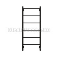Полотенцесушитель электрический Grota Simple K 0RAL9005 EL 43х100, матовый черный