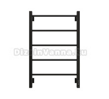 Полотенцесушитель электрический Grota Simple K RAL9005 EL 53х80, матовый черный
