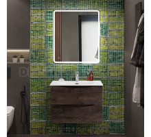 Мебель для ванной комнаты BelBagno Marino-cer-n 70 подвесная, rovere nature grigio