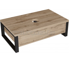 Тумба под раковину со столешницей 1MarKa Grunge Loft 80 дуб вотан