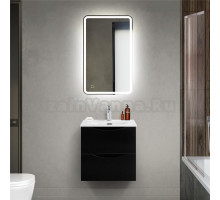 Мебель для ванной комнаты BelBagno Marino-cer-mini 50 подвесная, nero lucido