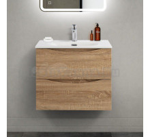 Тумба с раковиной BelBagno Marino-cer-mini 60 подвесная, rovere bianco