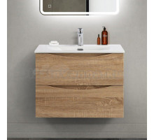 Тумба с раковиной BelBagno Marino-cer-mini 70 подвесная, rovere bianco