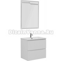 Мебель для ванной комнаты Aquanet Джейн (Flat) 70 подвесная, белая матовая