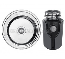 Комплект Мойка IDDIS Suno SUN50S0i77S с сифоном + Измельчитель KUCHENSTERN Muhle 353MU35