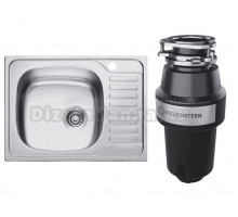 Комплект Мойка Kaiser KSS-6550 L + Измельчитель KUCHENSTERN Muhle 350MU35