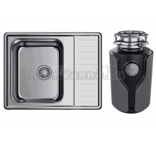 Комплект Мойка Omoikiri Sagami 63 + Измельчитель KUCHENSTERN Muhle 353MU35