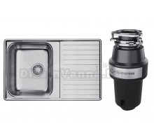Комплект Мойка Omoikiri Sagami 79 + Измельчитель KUCHENSTERN Muhle 350MU35
