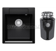 Комплект Мойка Polygran Argo 460 космос + Измельчитель KUCHENSTERN Muhle 353MU35