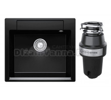 Комплект Мойка Polygran Argo 560 космос + Измельчитель KUCHENSTERN Muhle 350MU35