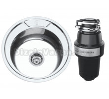 Комплект Мойка РМС MD6 MG6-49 + Измельчитель KUCHENSTERN Muhle 350MU35
