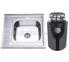 Комплект Мойка РМС MD6 MG6-6060R R + Измельчитель KUCHENSTERN Muhle 353MU35