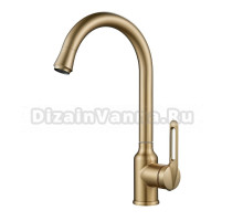 Смеситель для кухни Raffine F103G золотой сатин
