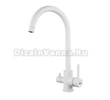 Смеситель для кухни Raffine F108C белый