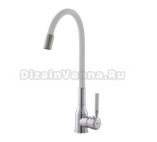 Смеситель для кухни Plstart PG54022B23 хром, белый