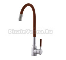 Смеситель для кухни Plstart PG54022B29 хром, коричневый