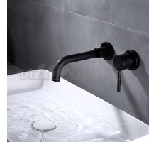 Смеситель для раковины (для умывальника) встраиваемый Maretti Eleganza Black ENB32RF13