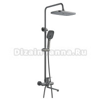 Душевая стойка Raffine F3685T оружейная сталь