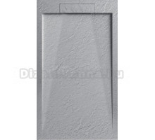 Поддон для душа Esbano LX ESP-LX108G 100х80 см, матовый серый