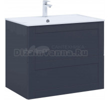 Тумба с раковиной Aquanet Терра 80 подвесная, маренго