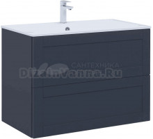 Тумба с раковиной Aquanet Терра 90 подвесная, маренго