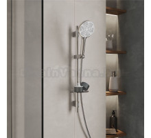 Душевой комплект (стойка, лейка 3 режима, шланг 1,5 м), хром, Milardo, Ideal Spa, ILS3C70M16