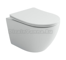 Подвесной унитаз Ceramicanova Uno смыв Торнадо CN11001T белый