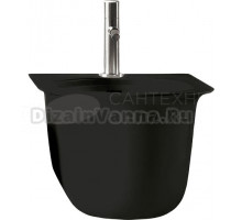 Биде подвесное ArtCeram Chic CHB001 17 00 матовое черное