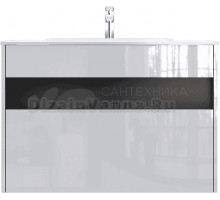 Тумба под раковину со столешницей AM.PM Func 100 белый глянец