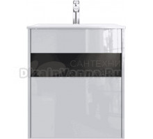 Тумба под раковину со столешницей AM.PM Func 60 белый глянец