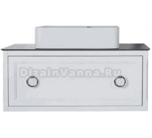 Тумба под раковину со столешницей ASB-Woodline Рома 100С подвесная