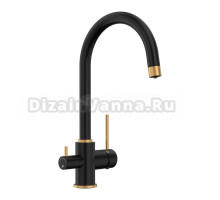 Смеситель для кухни Elghansa Kitchen Pure Water 56B5216-BlackGold black gold