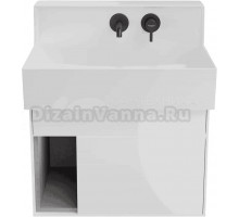 Тумба с раковиной KERAMA MARAZZI Logica M 65 белоснежная, new
