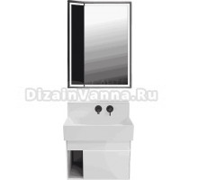 Мебель для ванной комнаты KERAMA MARAZZI Logica M 65 белоснежная, new