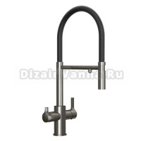 Смеситель для кухни Elghansa Kitchen Pure Water 56F5511-Gun gun