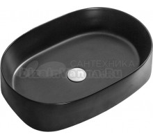 Накладная раковина Ceruttispa CR2691 56, черная матовая
