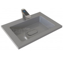 Мебельная раковина Stella Polar Мурал 65 серая