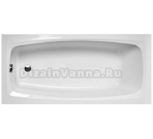 Акриловая ванна ALBA SPA Valencia 140x70 см, пристенная, белая, на ножках