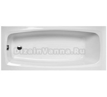 Акриловая ванна ALBA SPA Valencia 170x70 см, пристенная, белая, на ножках
